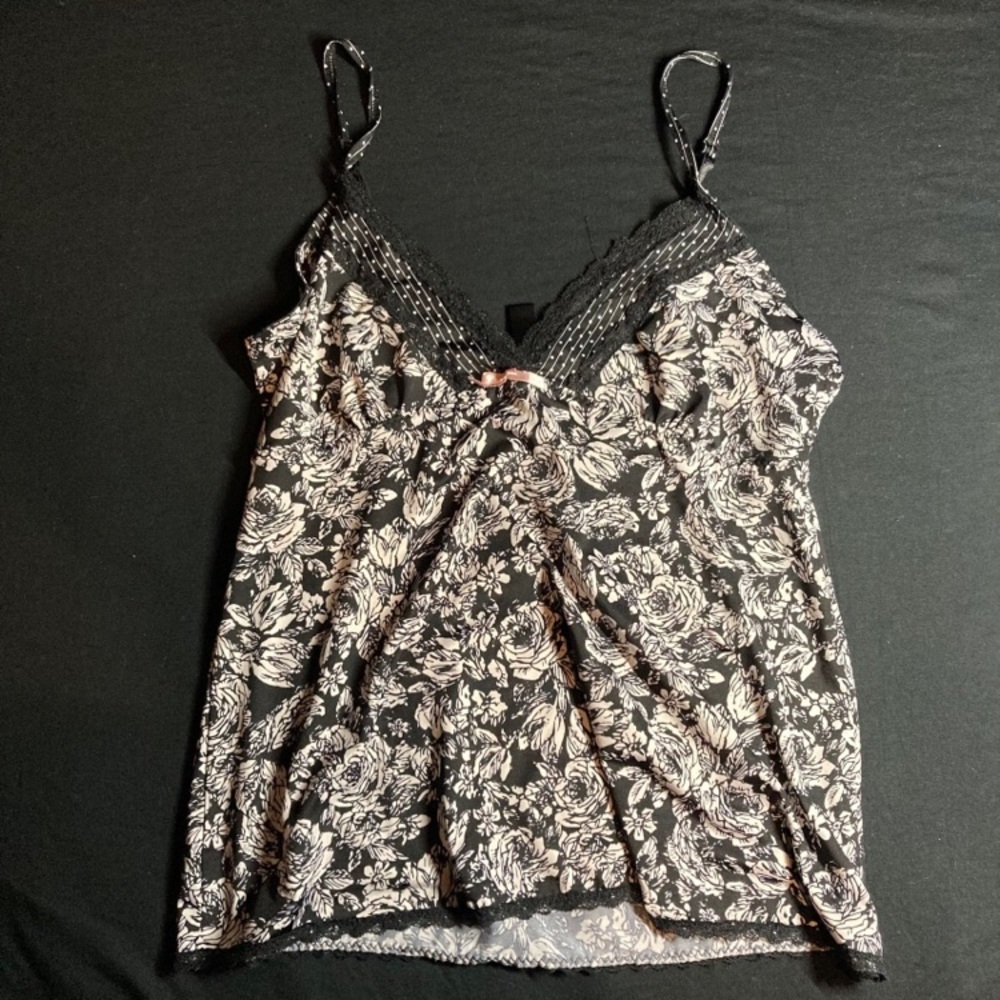 Floral Nightgown Blouse Lingerie